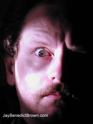 Jay Benedict Brown as slasher movie star